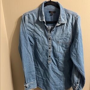J. Crew jean Light Blue Casual Button Down Shirt